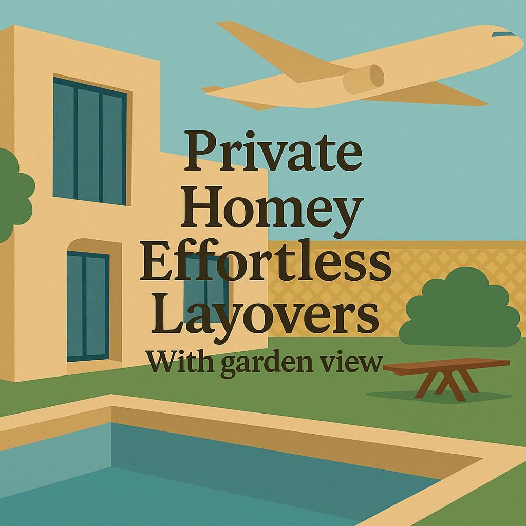 Aeropuerta Mini Villa - Private Layover Near Amman Airport Al Qastal Екстер'єр фото